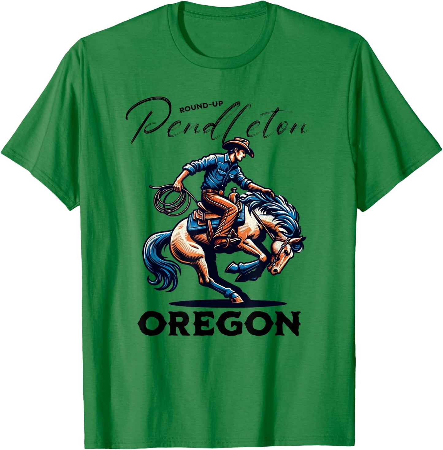 Pendleton Round-Up Oregon Rodeo Days T-Shirt - T-Shirt | Irish Green