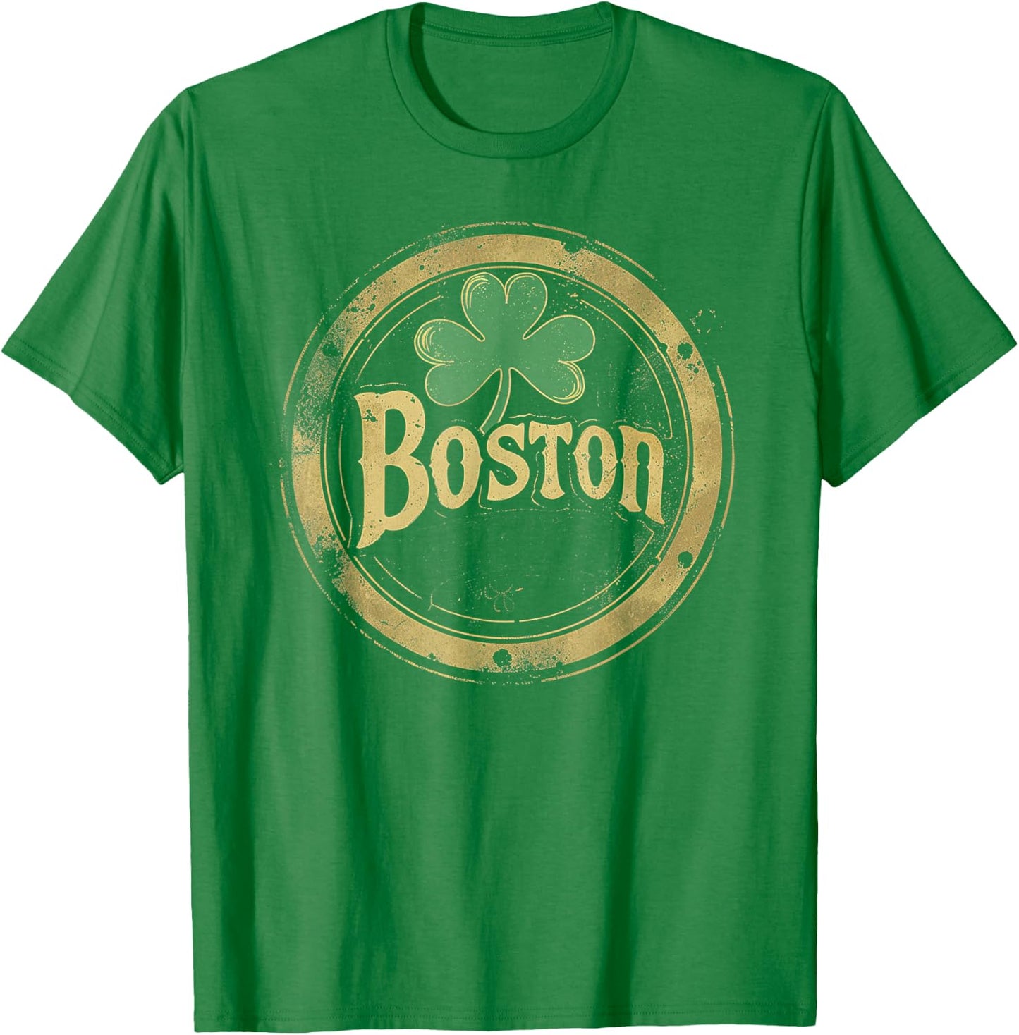 Boston - Saint Paddys St Patricks Day Irish Shamrock Ireland T-Shirt - T-Shirt | Irish Green