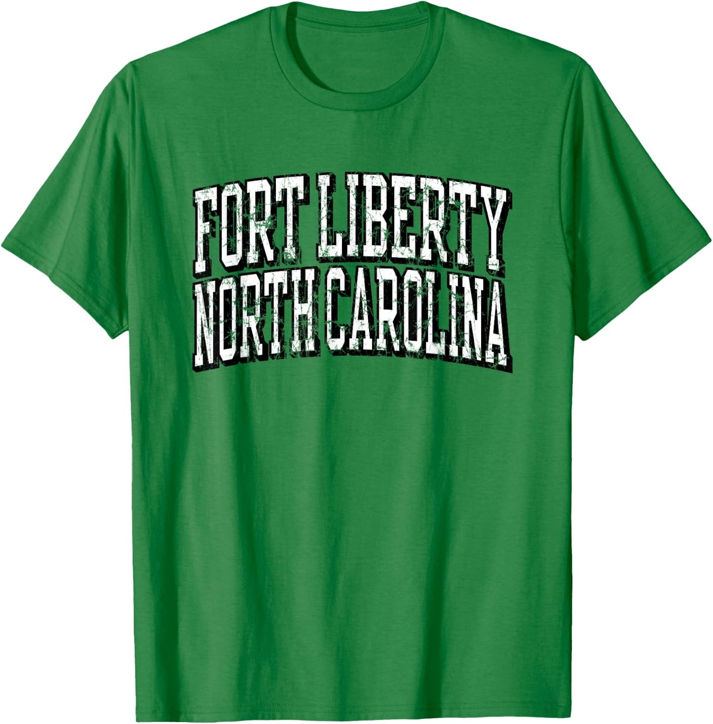 Fort Liberty North Carolina United States Army Military T-Shirt - T-Shirt | Irish Green
