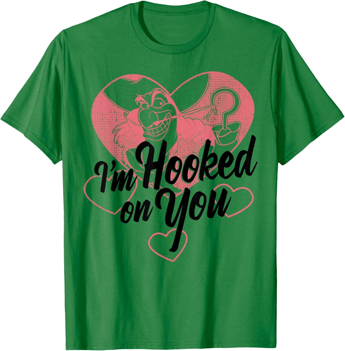 Disney Villains Captain Hook I'm Hooked On You T-Shirt - T-Shirt | Irish Green
