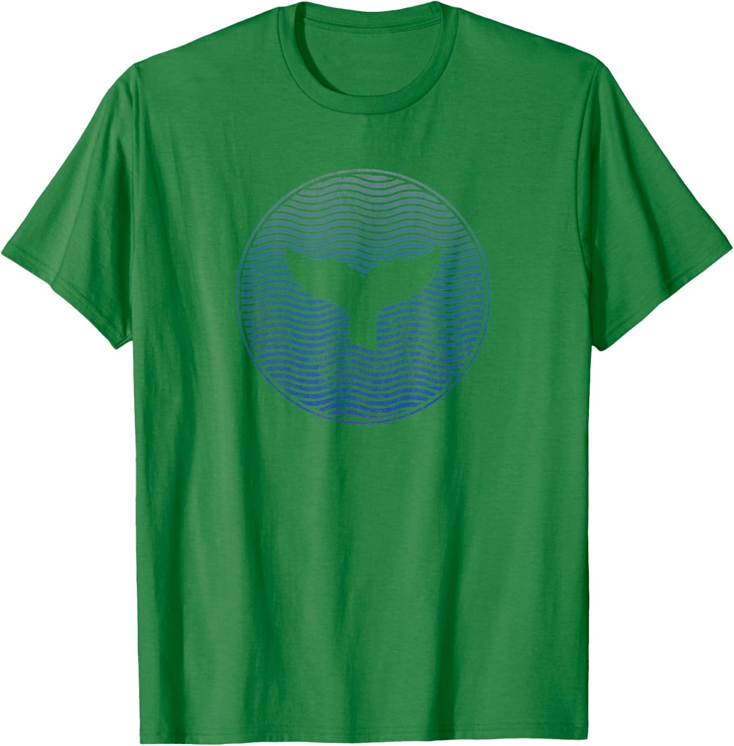 Save The Whales Sea Animal Killer Whale Tail Ocean Orca Wave T-Shirt - T-Shirt | Irish Green