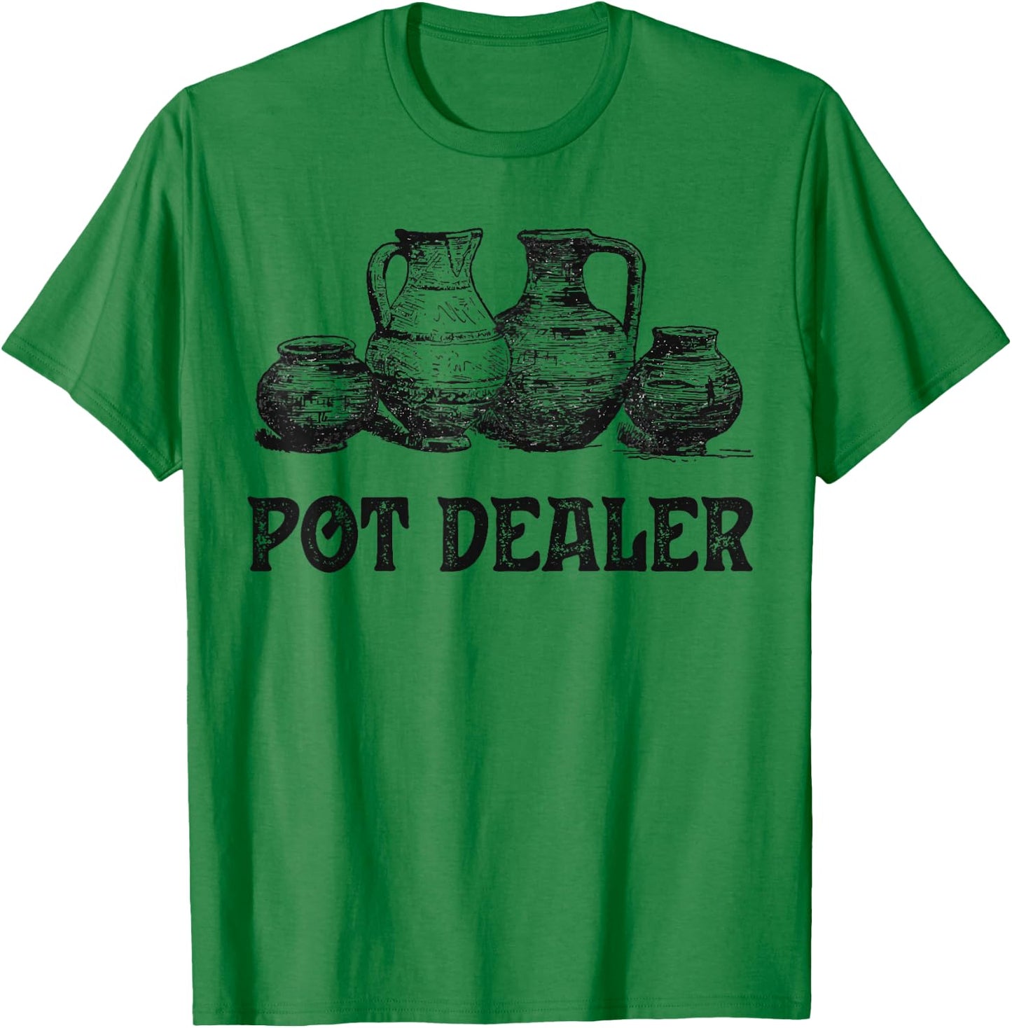 Pottery Pot Dealer Potter Clay Ceramic Artist Men Women T-Shirt - T-Shirt | Irish Green