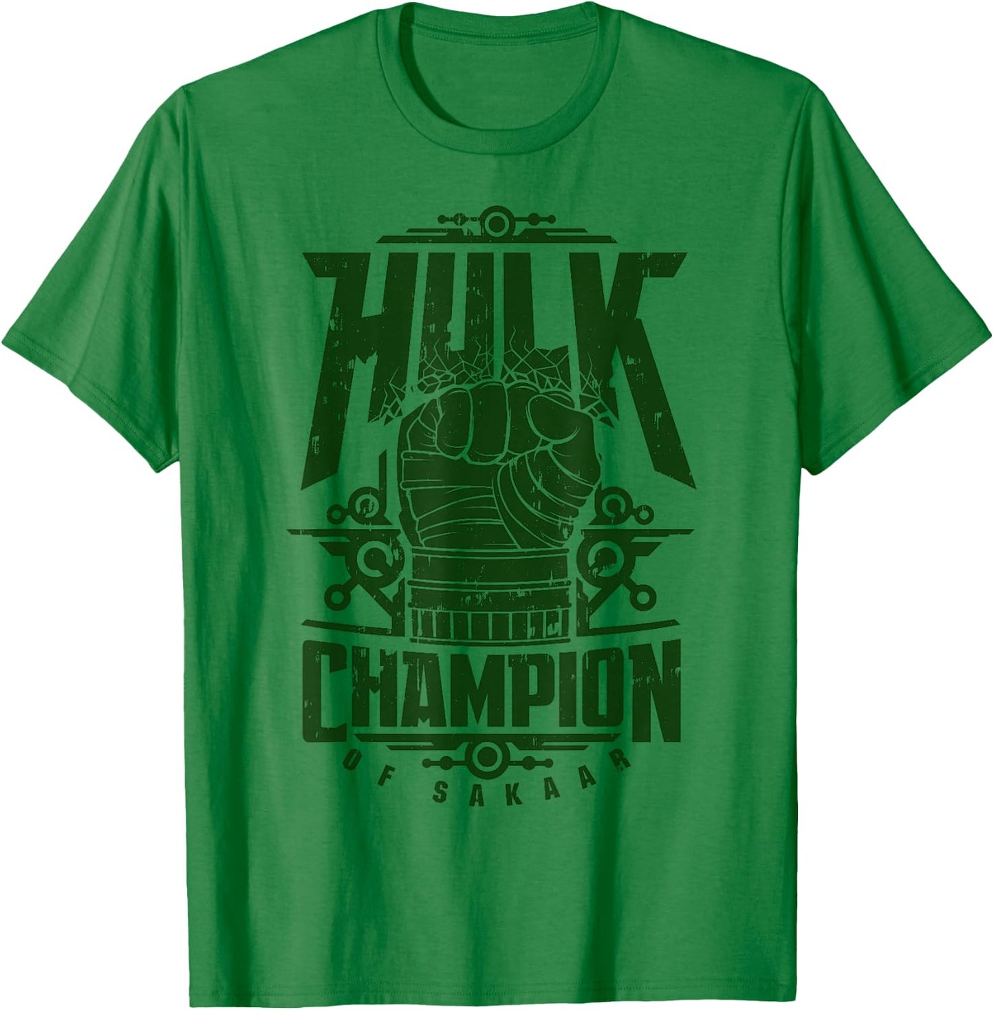 Marvel Hulk Champion Of Sakaar Fist Poster T-Shirt - T-Shirt | Irish Green