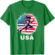 Track and Field USA Women Track and Field USA Team T-Shirt - T-Shirt | Irish Green