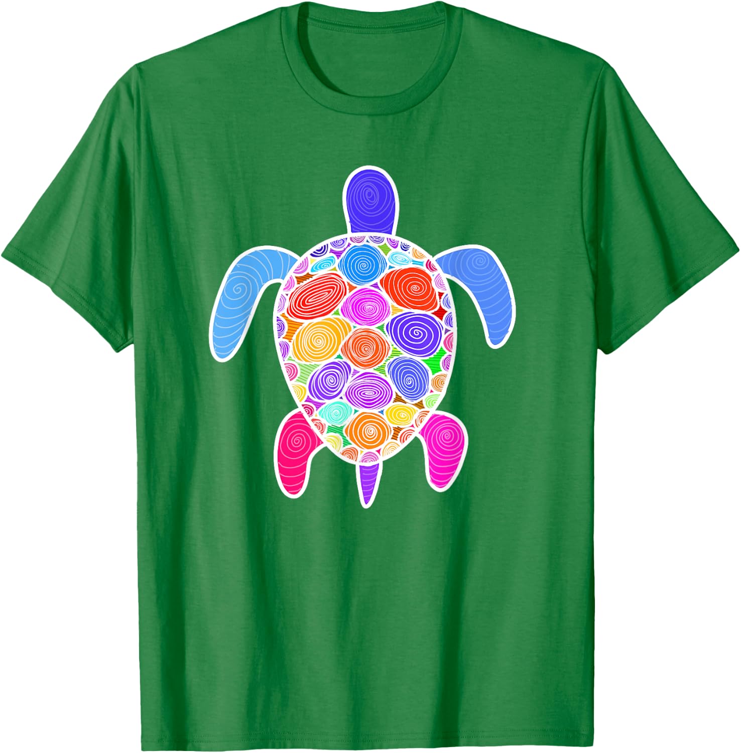 Hawaiian Tie Dye Sea Turtle, Hawaii shirt T-Shirt - T-Shirt | Irish Green