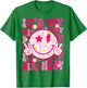 Groovy It's My Birthday Women Teens Girls Preppy Smile Face T-Shirt - T-Shirt | Irish Green