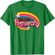 Girl Women Smash The Patriarchy Rainbow T-Shirt - T-Shirt | Irish Green