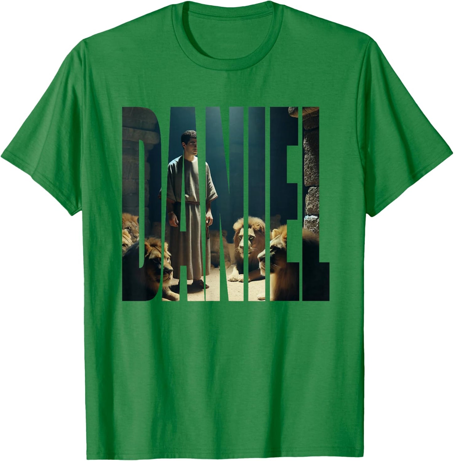 Daniel in the Lions lair T-Shirt - T-Shirt | Irish Green