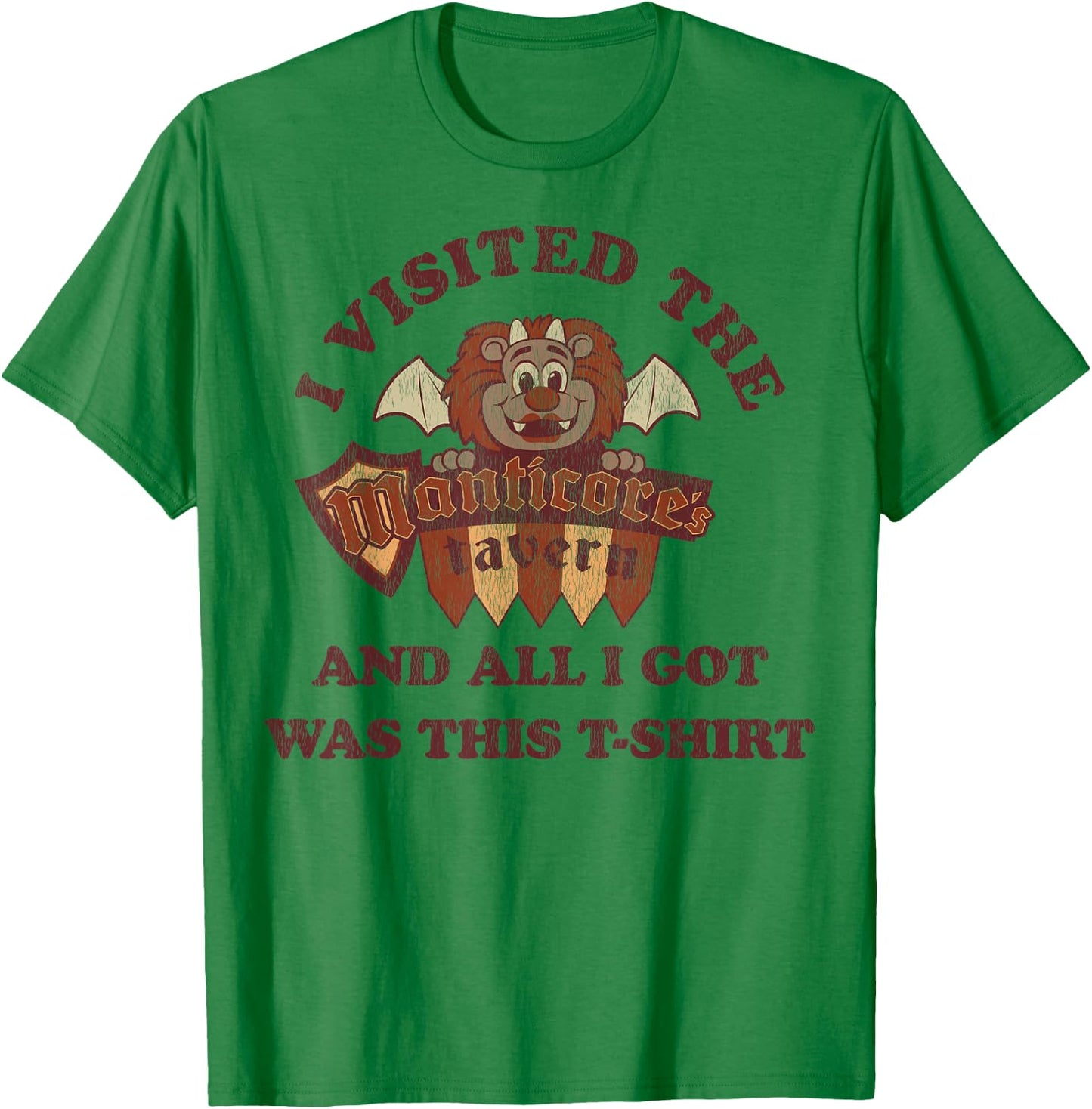 Disney Pixar Onward Manticore's Tavern Souvenir T-Shirt - T-Shirt | Irish Green
