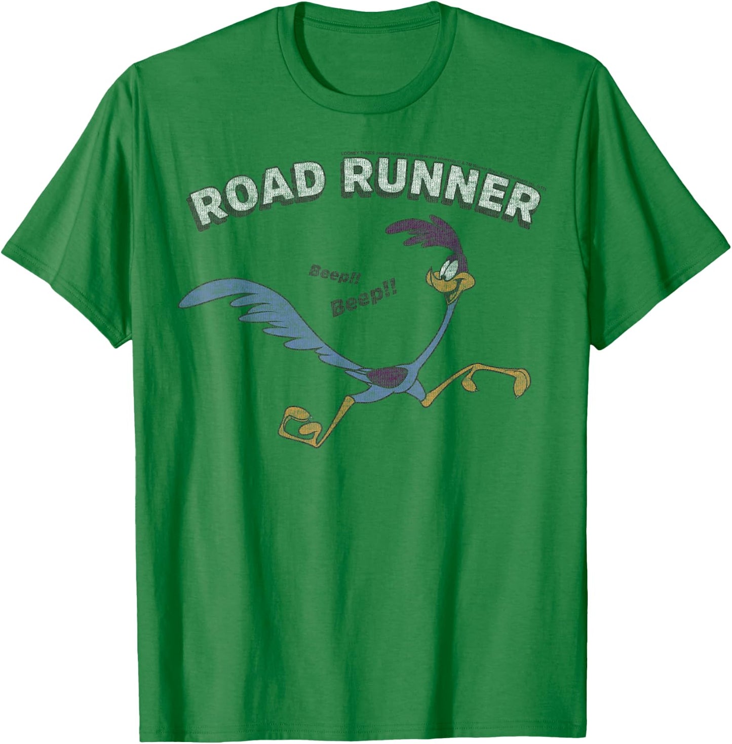 Looney Tunes Road Runner Beep Beep Small T-Shirt - T-Shirt | Irish Green