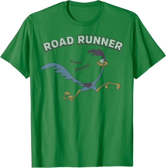 Looney Tunes Road Runner Beep Beep Small T-Shirt - T-Shirt | Irish Green