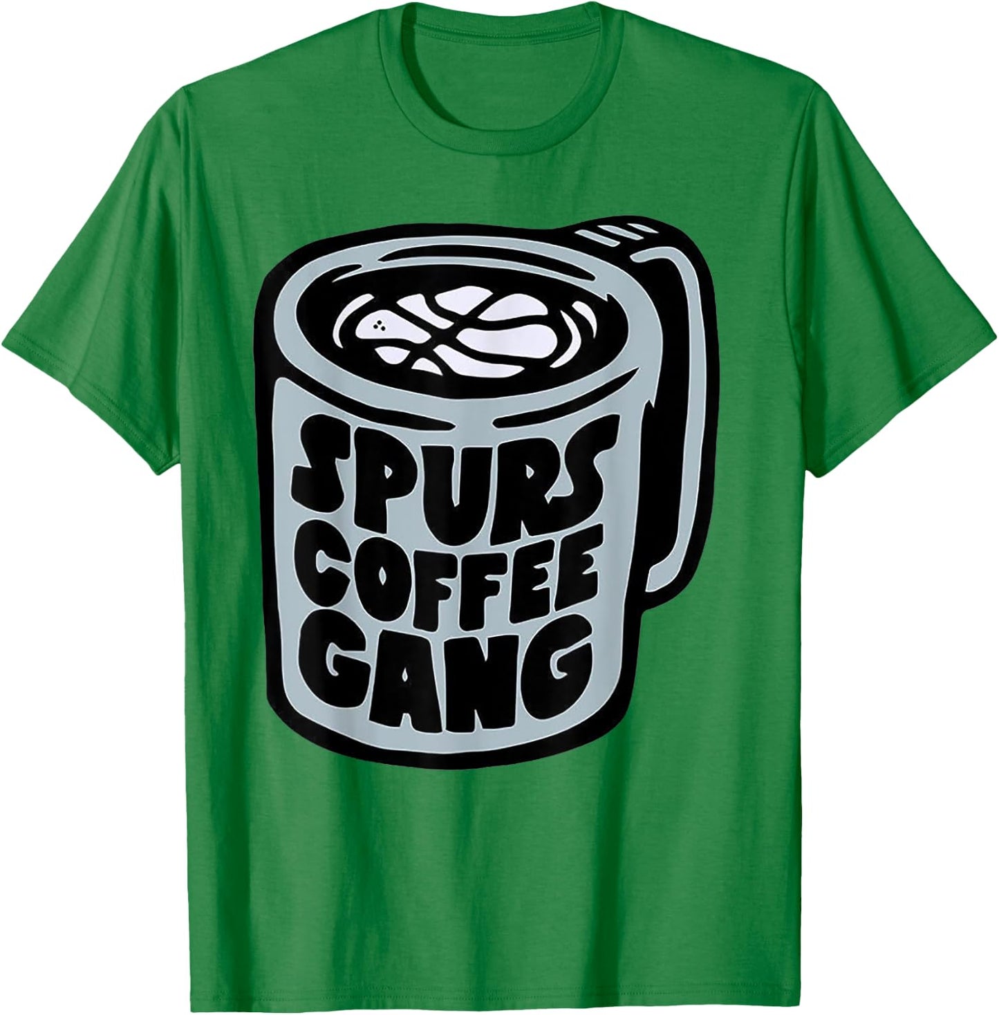 Spurs Coffee Gang T-Shirt - T-Shirt | Irish Green