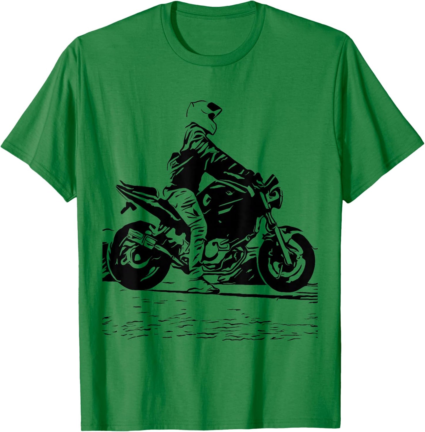 Motorcycle Original Artwork Tattoo Biker SV650 V-Twin Cafe T-Shirt - T-Shirt | Irish Green