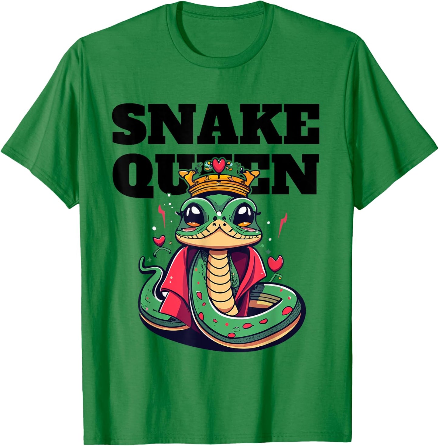Snake Queen | Girls Snake Lover | Snake T-Shirt - T-Shirt | Irish Green