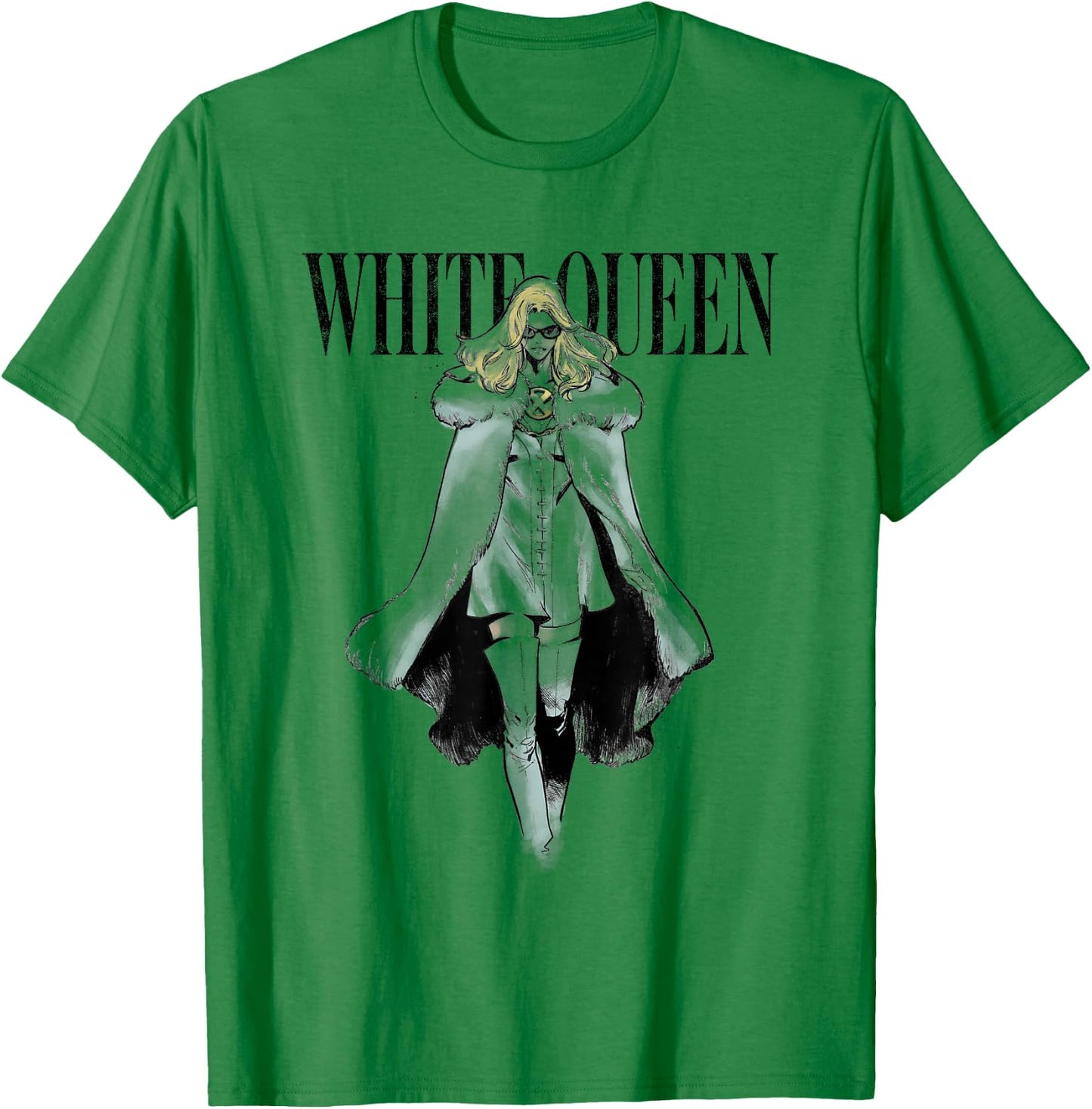 Marvel House of X Emma Frost White Queen T-Shirt - T-Shirt | Irish Green