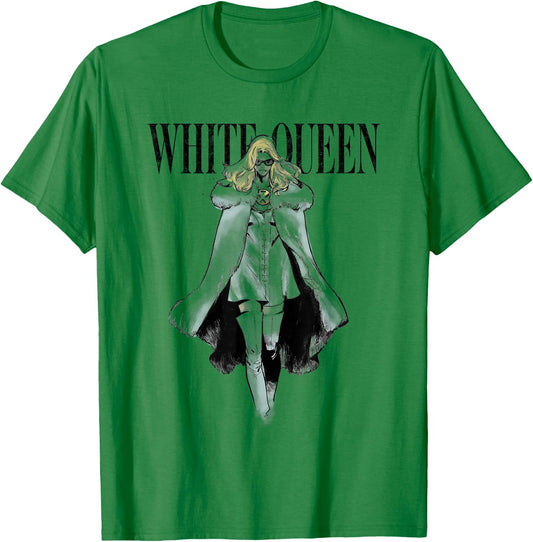Marvel House of X Emma Frost White Queen T-Shirt - T-Shirt | Irish Green