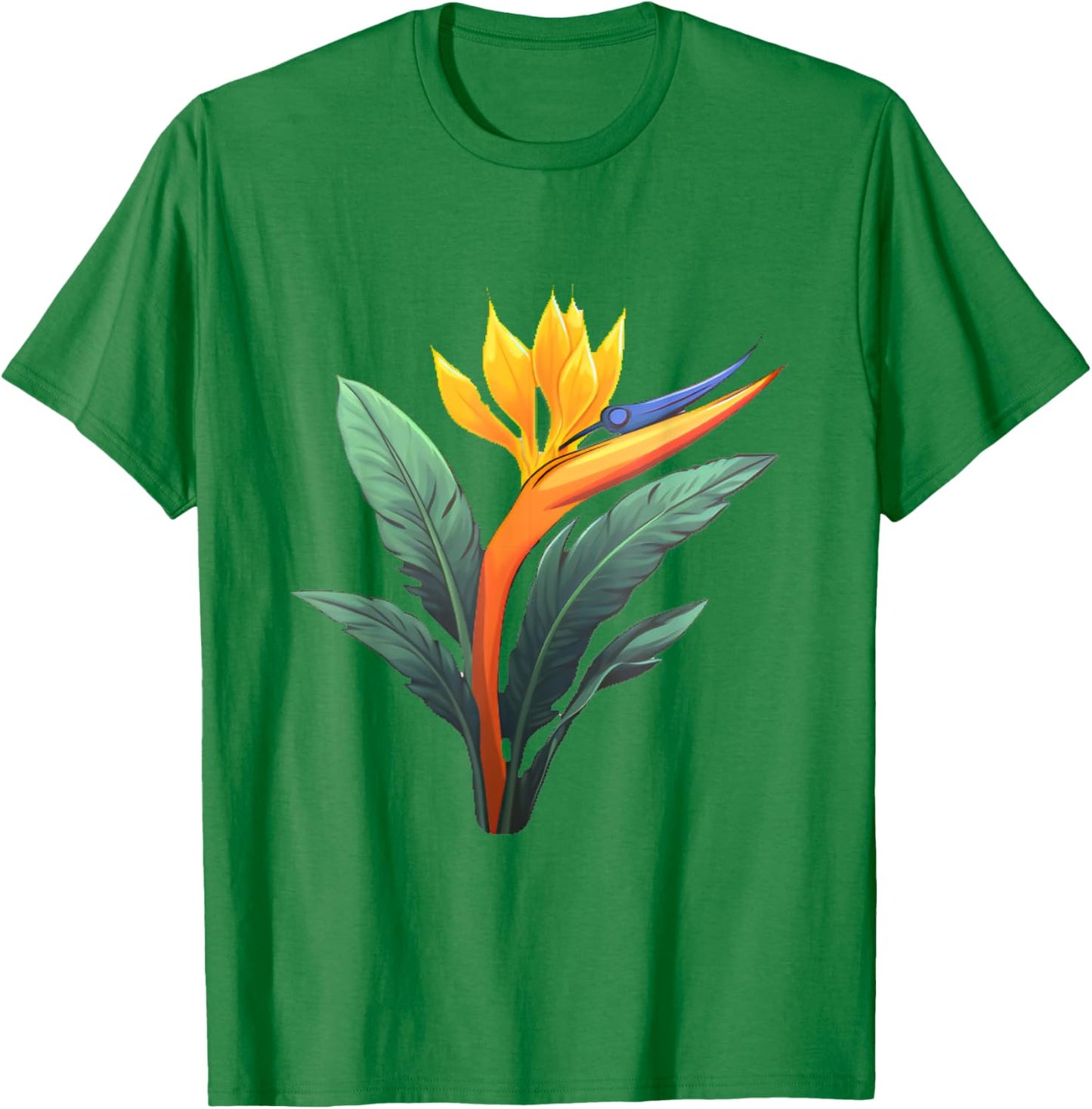 Bird of Paradise Plant Flower T-Shirt - T-Shirt | Irish Green