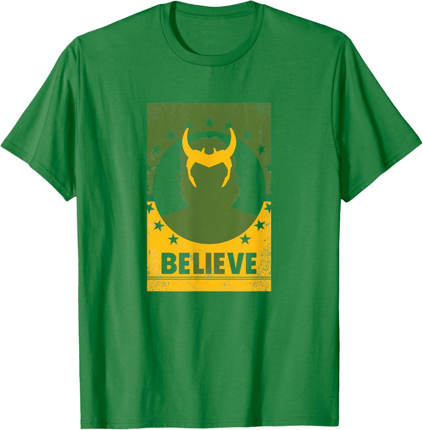 Marvel Loki BeLIEve Poster V1 T-Shirt - T-Shirt | Irish Green