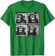 Laughing Chimpanzee Face Portrait Quirky Funny Zoo Animal T-Shirt - T-Shirt | Irish Green