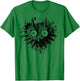 The Legend of Zelda Majora's Mask Splatter Portrait T-Shirt - T-Shirt | Irish Green