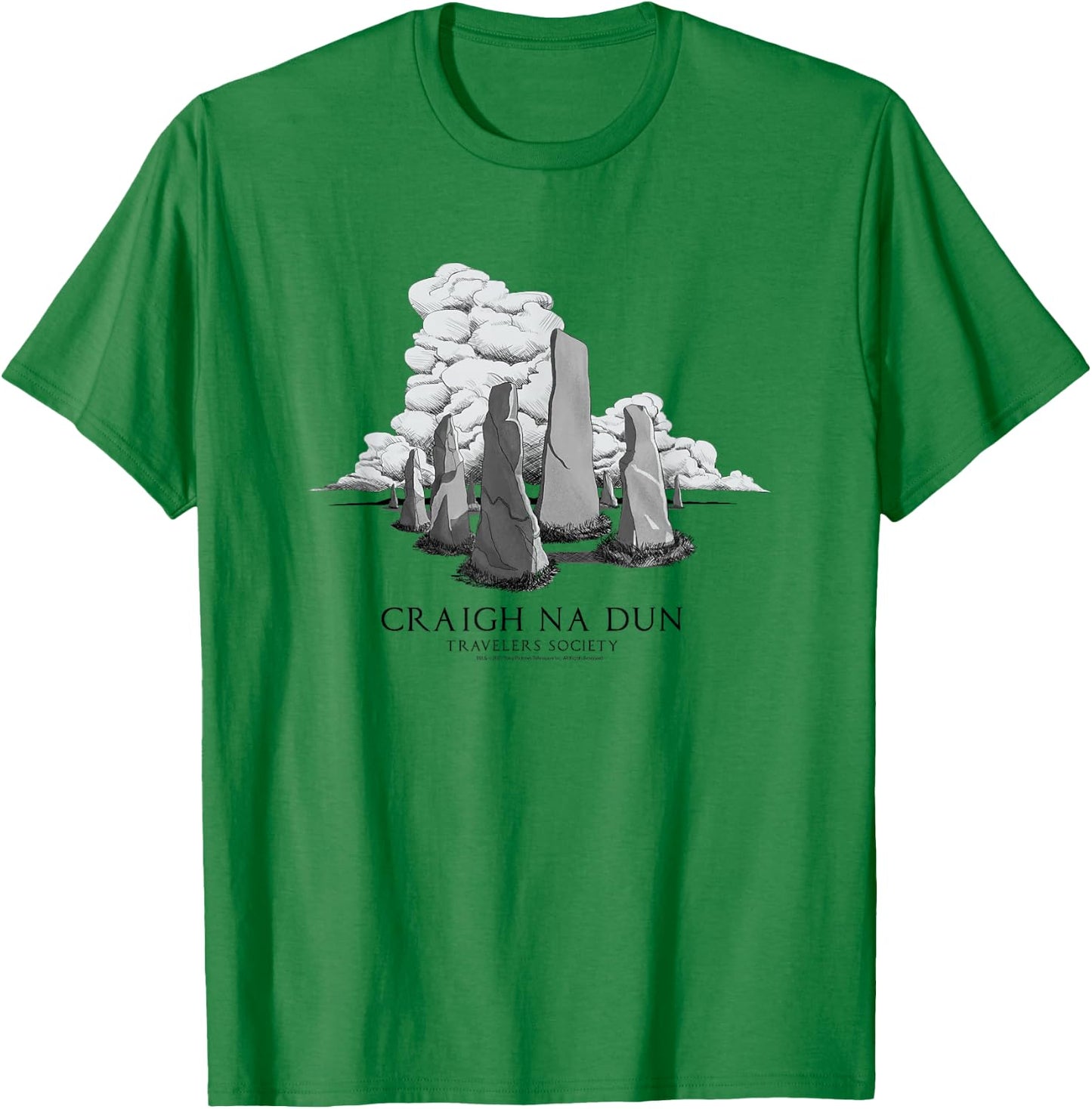 Outlander Craigh Na Dun T-Shirt - T-Shirt | Irish Green