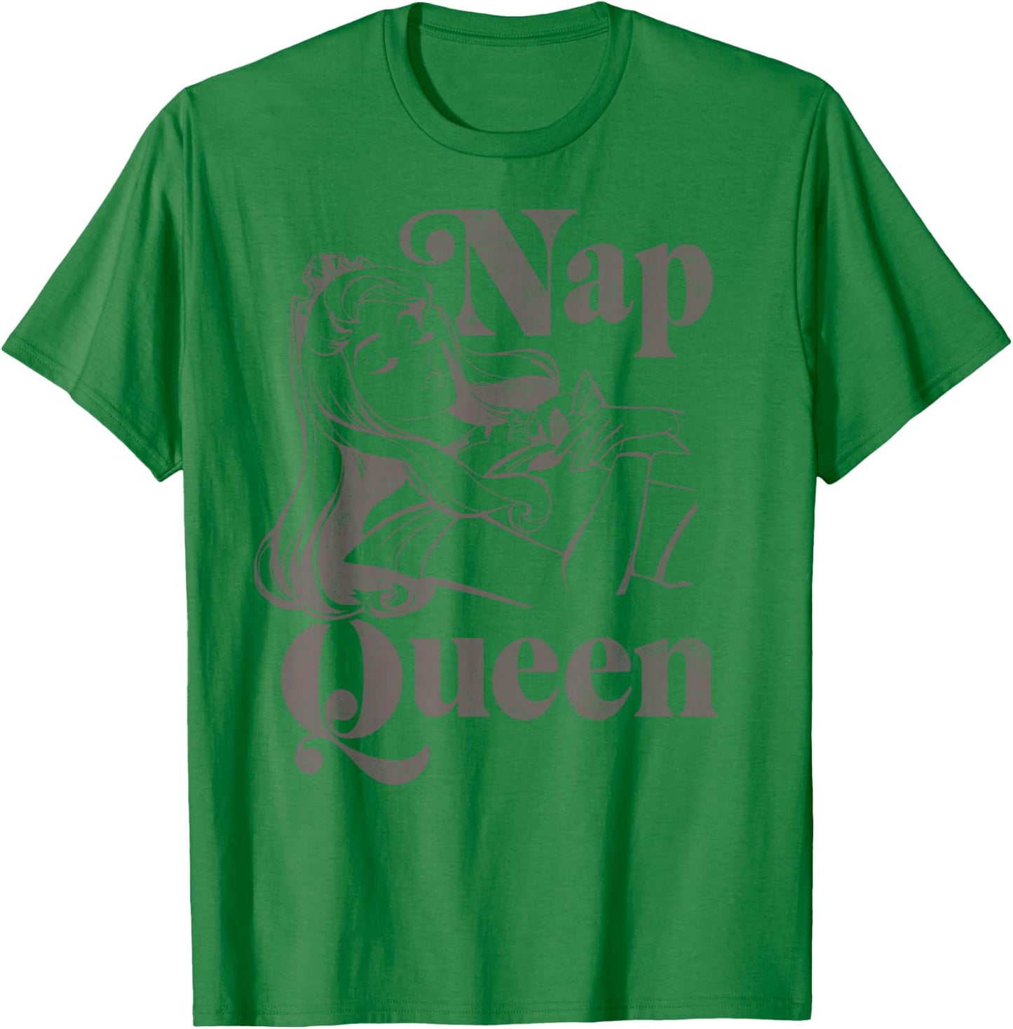 Disney Sleeping Beauty Aurora Nap Queen T-Shirt - T-Shirt | Irish Green