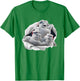 Ghostbusters Mini Pufts Breaking Through Chest Big Poster T-Shirt - T-Shirt | Irish Green