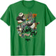 Kung Fu Panda 4 Po & Zhen VS Chameleon Action Panels T-Shirt - T-Shirt | Irish Green