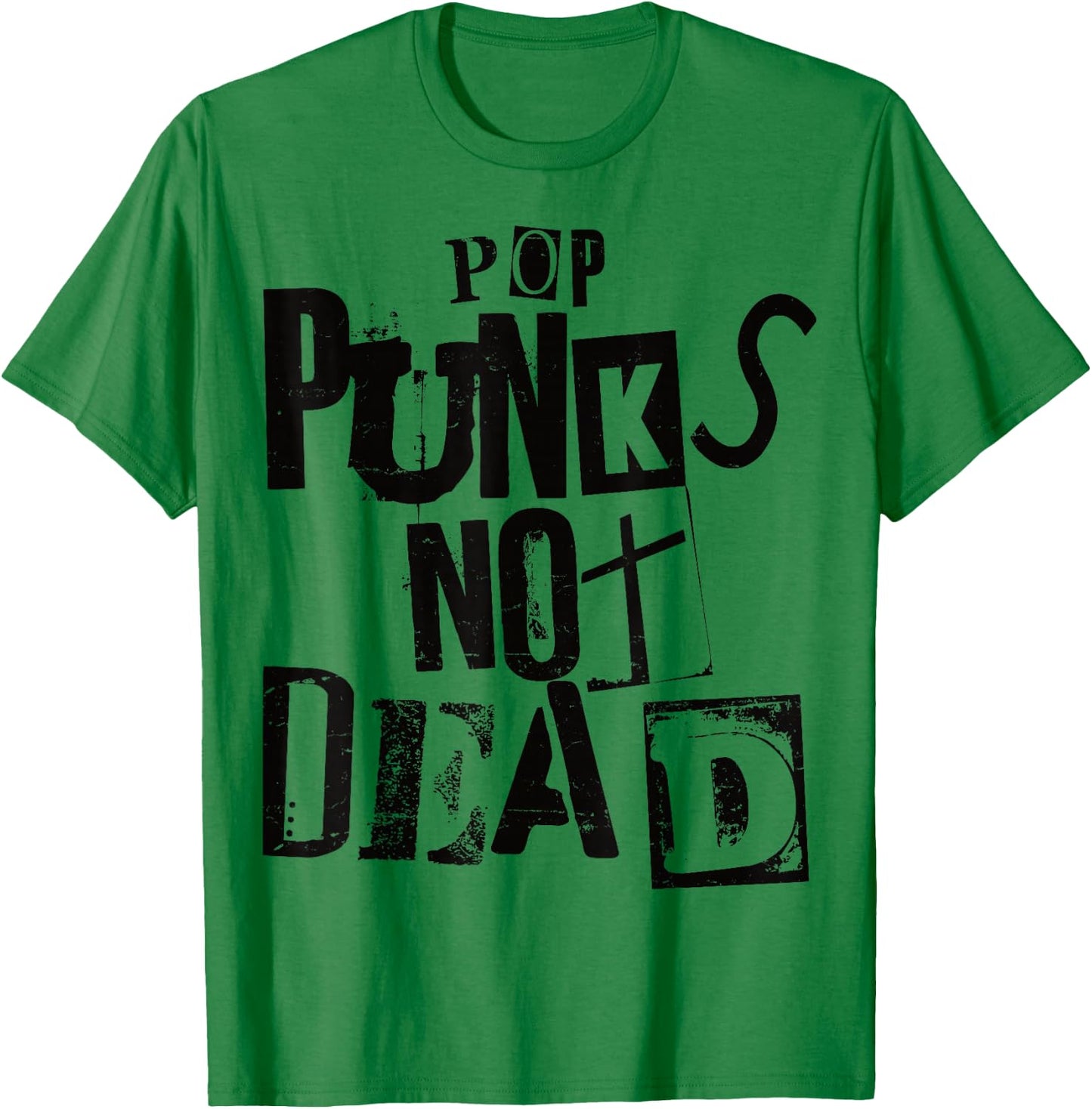 Pop Punks Not Dead - Vintage Grunge - Pop Punk Is Not Dead T-Shirt - T-Shirt | Irish Green