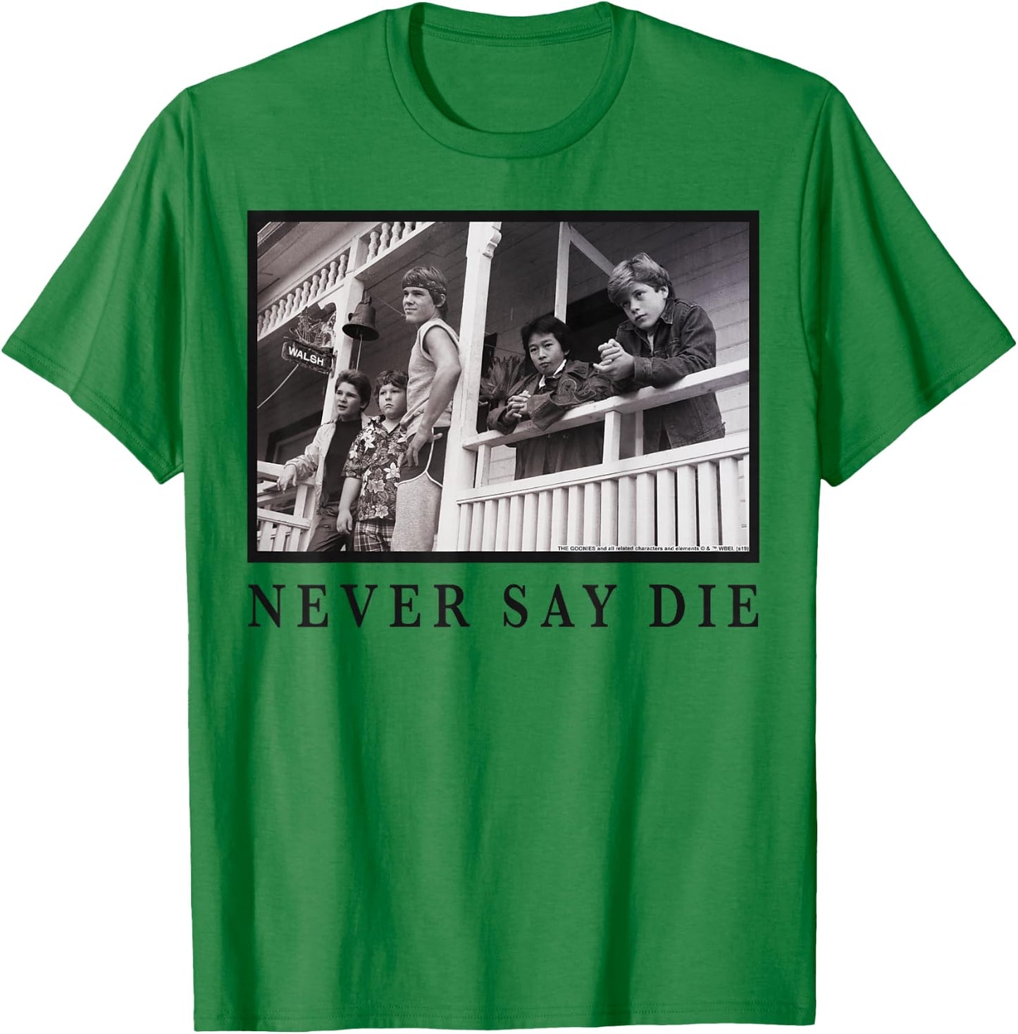 The Goonies Never Say Die T-Shirt - T-Shirt | Irish Green