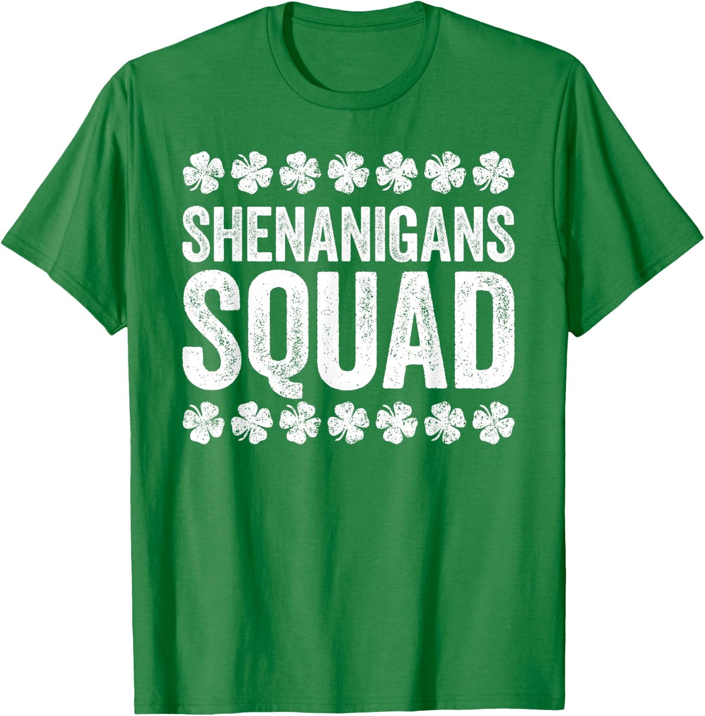 Shenanigans Squad Shirt Irish Men Women Kids St Patricks Day T-Shirt - T-Shirt | Irish Green