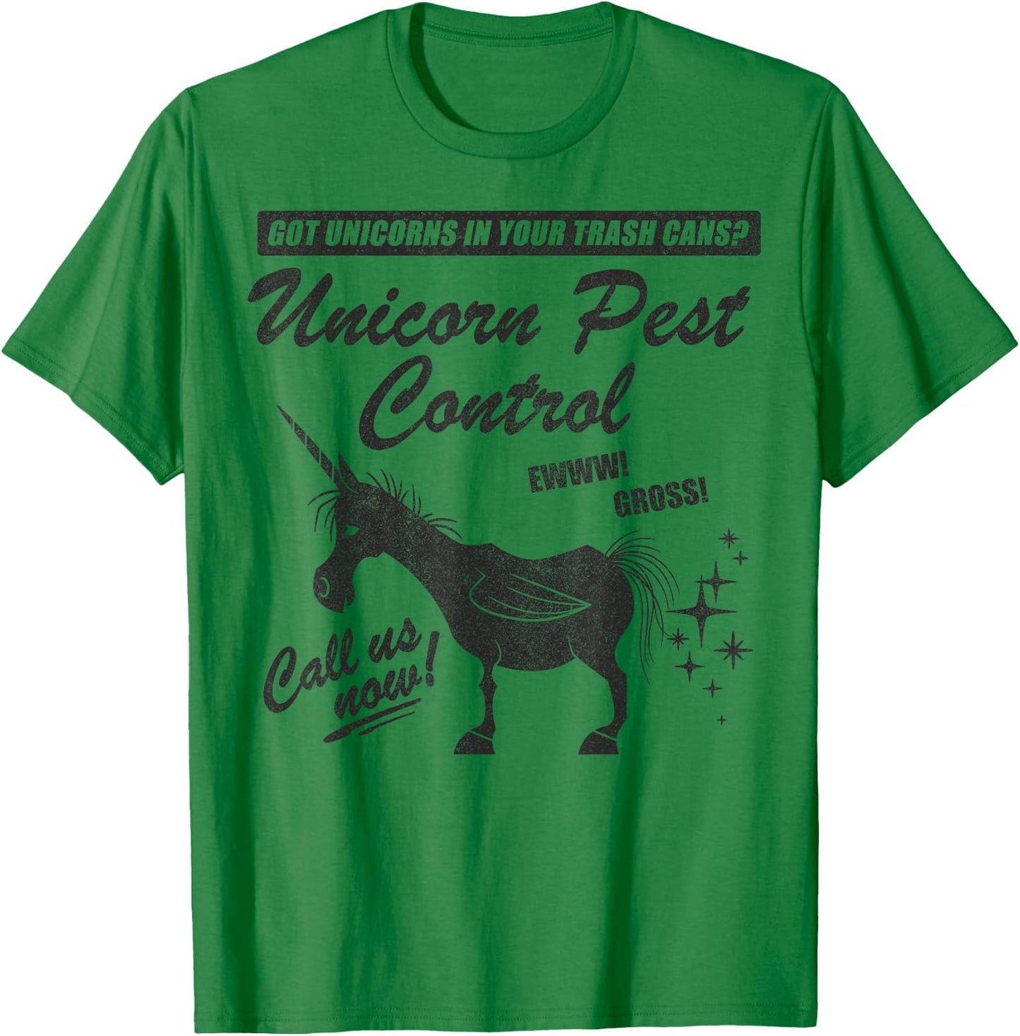 Disney Pixar Onward Unicorn Pest Control T-Shirt - T-Shirt | Irish Green