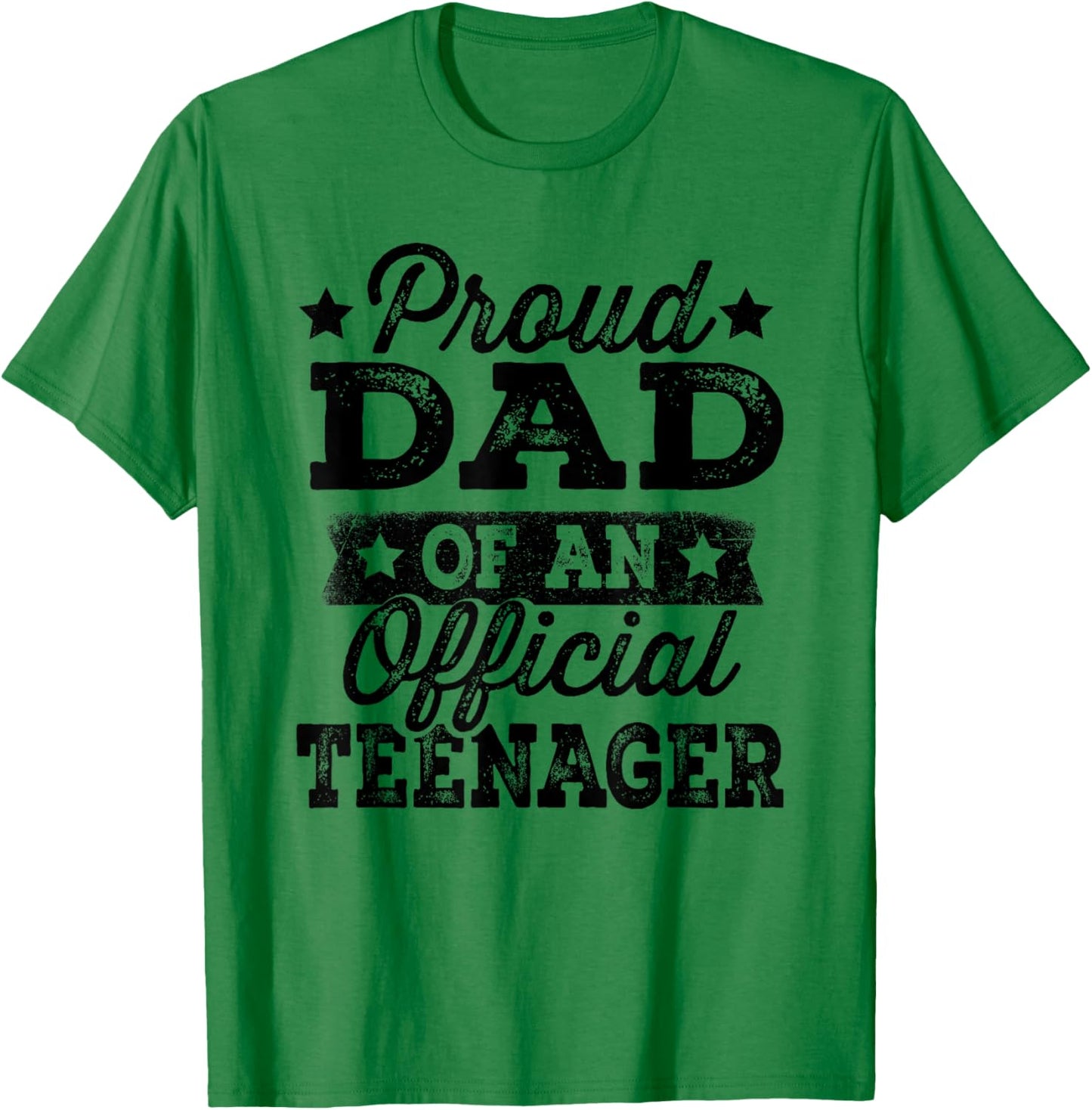 Proud Dad of Official Teenager 13th Birthday Gifts 13 Yr Old T-Shirt - T-Shirt | Irish Green