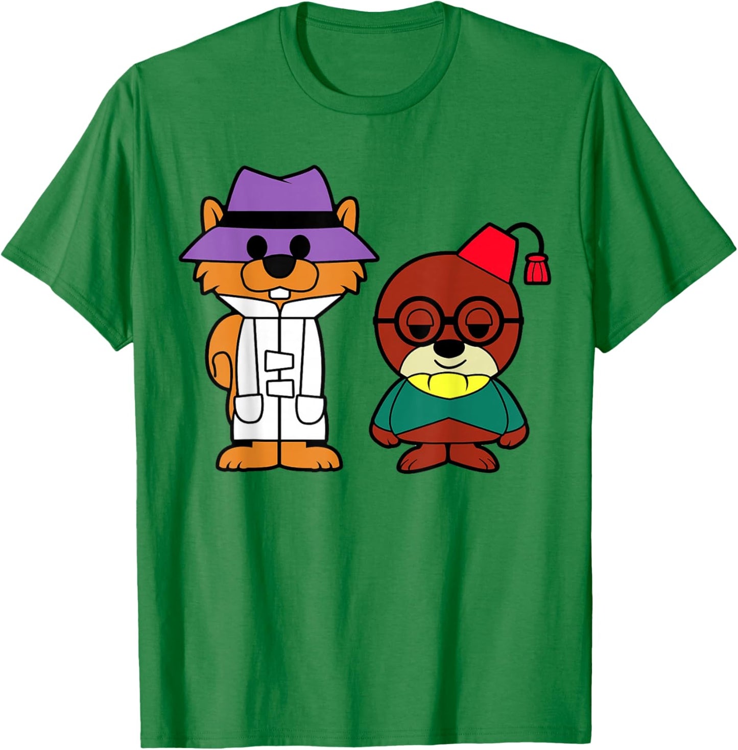 Secret Squirrel and Morocco Mole T-Shirt - T-Shirt | Irish Green