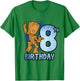 Marvel Guardians of The Galaxy Baby Groot 8th Birthday T-Shirt - T-Shirt | Irish Green