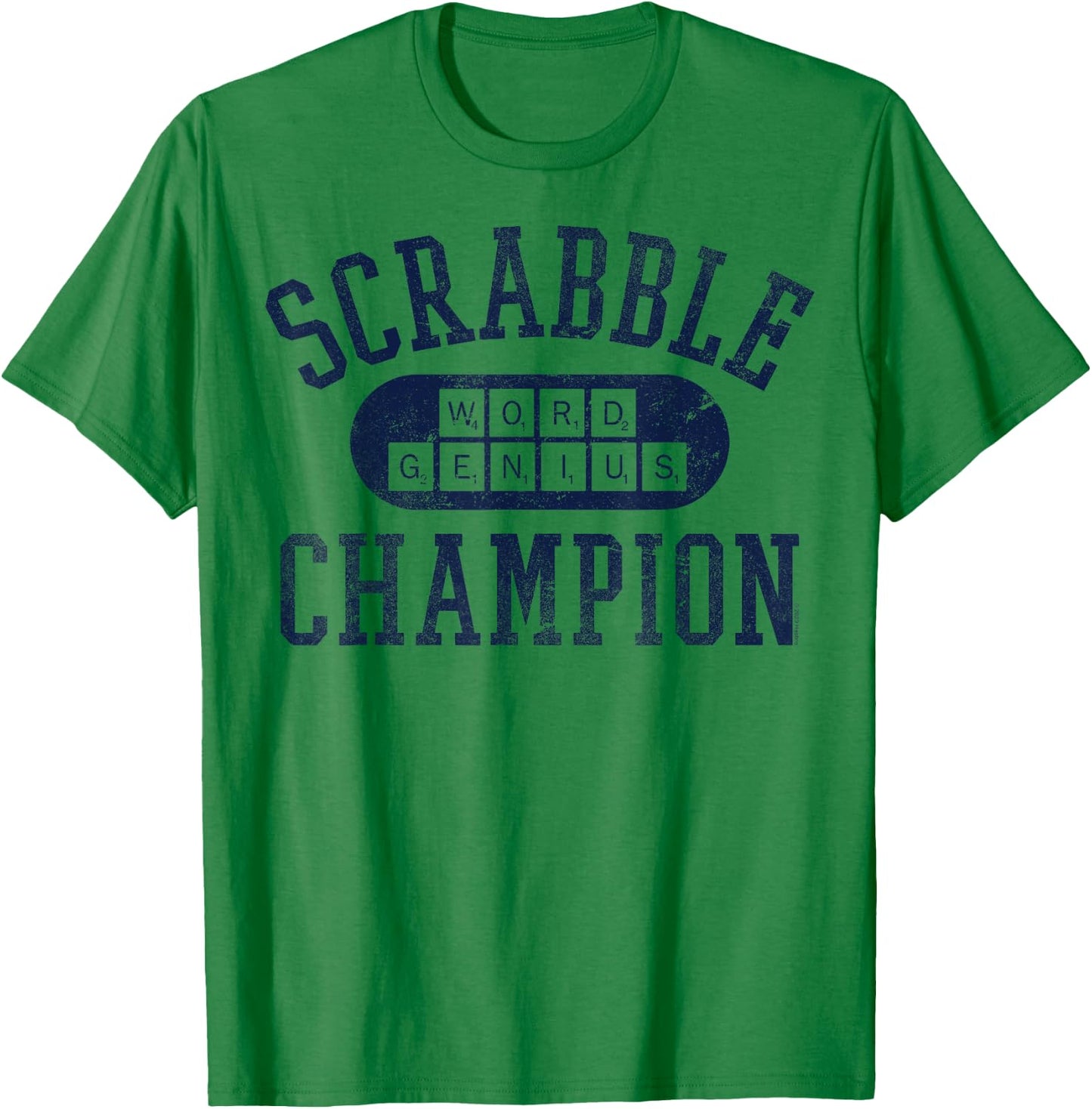 Scrabble Word Genius Scrabble Champion T-Shirt - T-Shirt | Irish Green