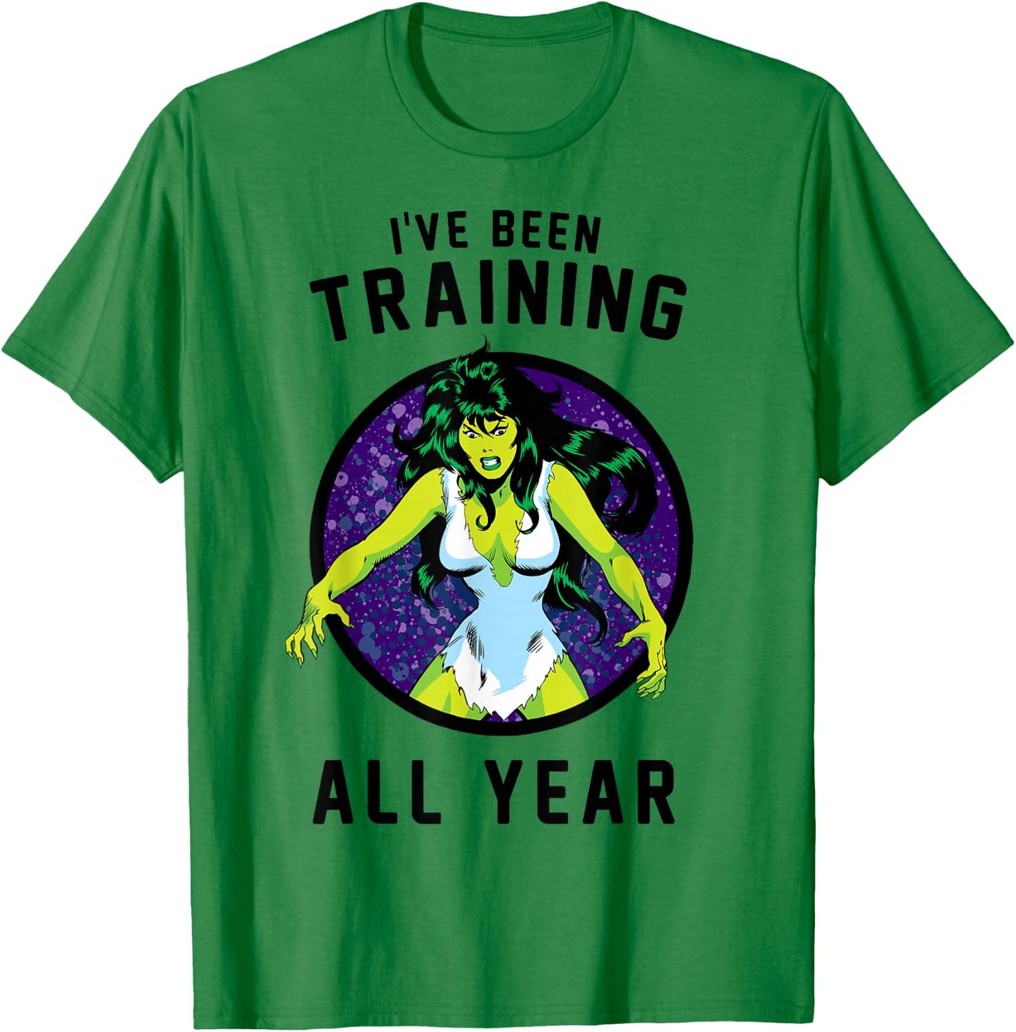Marvel She-Hulk I've Been Training All Year T-Shirt - T-Shirt | Irish Green