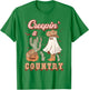 Retro Halloween Cowgirl Ghost Western Creepin' It Country T-Shirt - T-Shirt | Irish Green