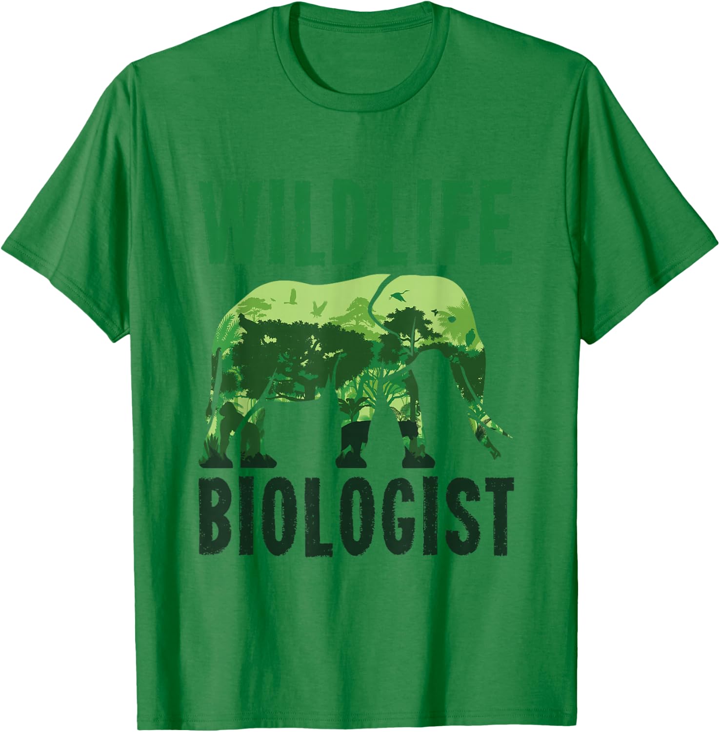 Wildlife Biologist Wild Animal Biology Zoologist Zoology T-Shirt - T-Shirt | Irish Green
