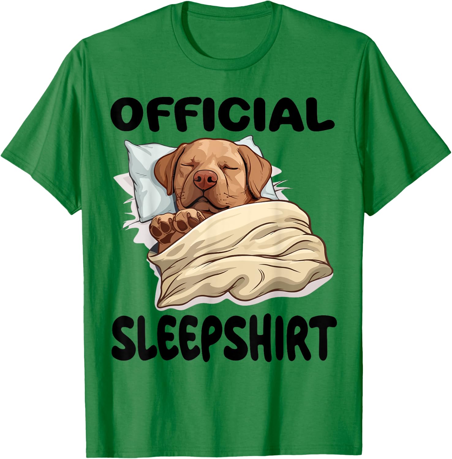 Labrador Retriever Official Sleepshirt Pajamas Nightgown T-Shirt - T-Shirt | Irish Green