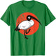 White Ibis Bird T-Shirt - T-Shirt | Irish Green