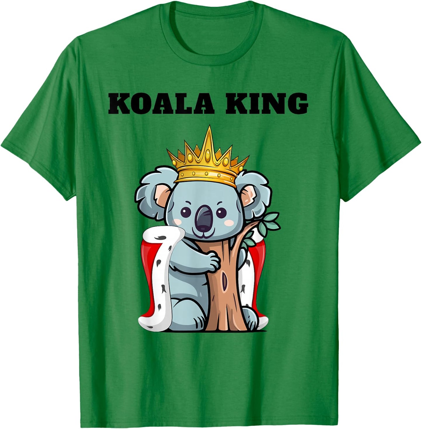 Koala King | Boys Koala Lover Design | Koala Bear T-Shirt - T-Shirt | Irish Green