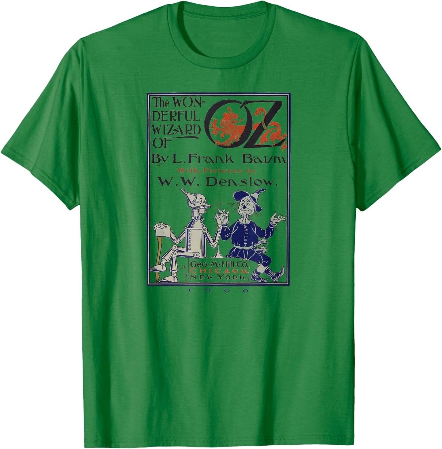 Wizard of OZ Gifts-Tin Man Scarecrow Land of OZ Movie T-Shirt - T-Shirt | Irish Green