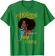 A Queen Was Born in July 1976 45th Birthday T-Shirt - T-Shirt | Irish Green