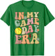 Groovy In My Game Day Era Softball Game Day Vibes Women Girl T-Shirt - T-Shirt | Irish Green