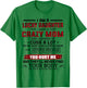 I am a lucky daughter I have a crazy mom shirt for daughter T-Shirt - T-Shirt | Irish Green