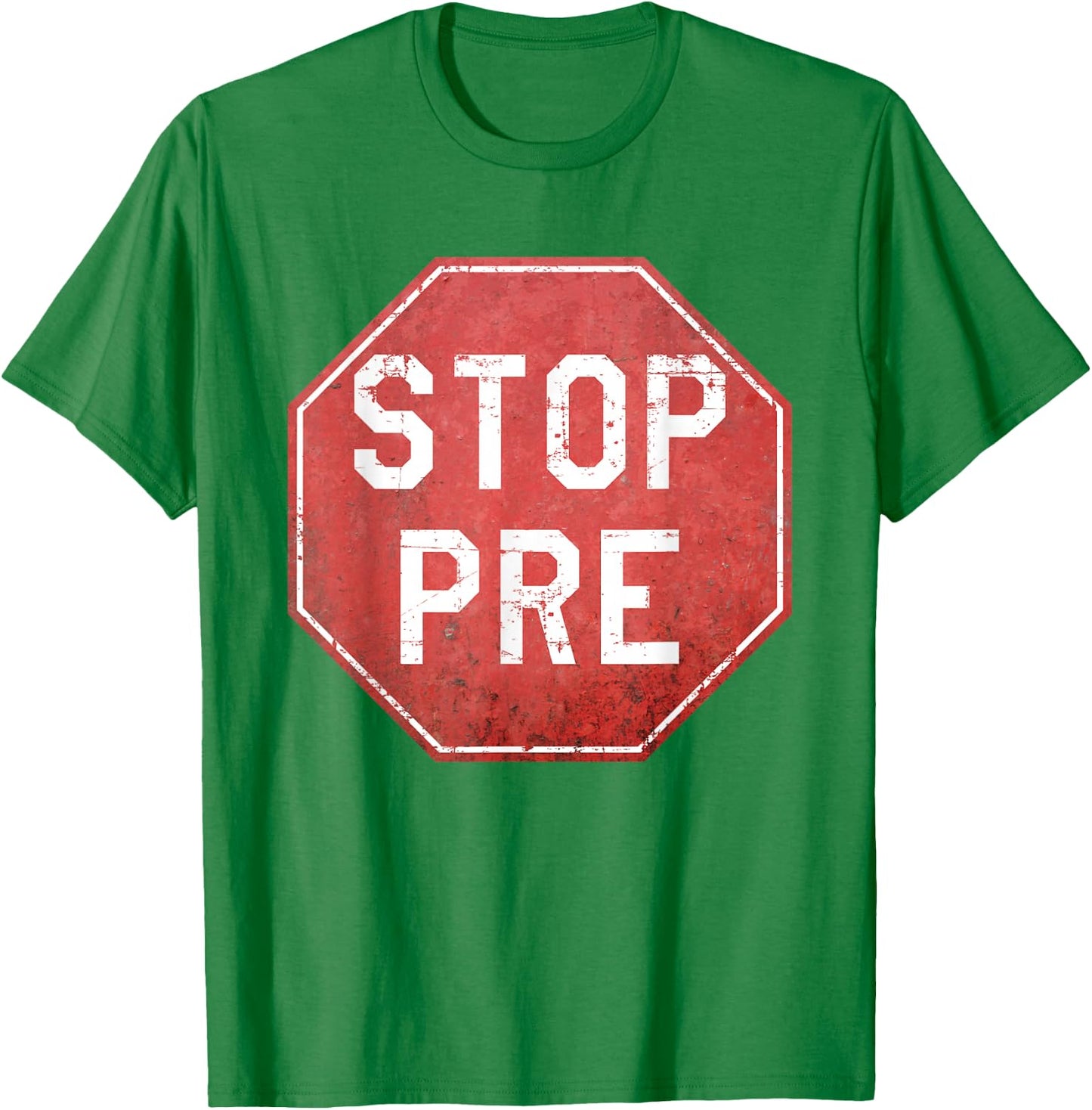 Vintage Stop Pre - Marathon Running Legend Runner T-Shirt - T-Shirt | Irish Green