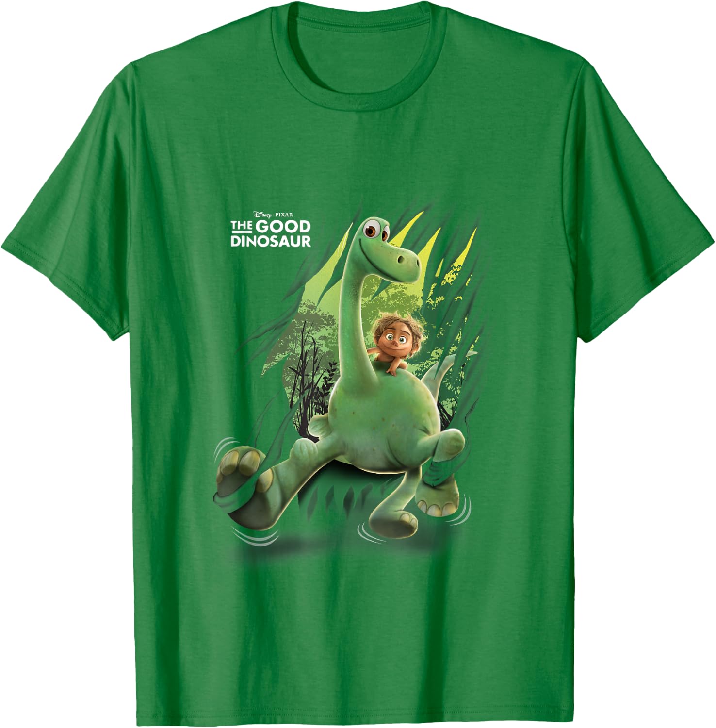 Disney Pixar The Good Dinosaur Arlo Spot Breaking Through T-Shirt - T-Shirt | Irish Green