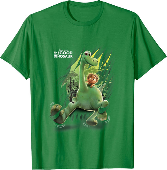 Disney Pixar The Good Dinosaur Arlo Spot Breaking Through T-Shirt - T-Shirt | Irish Green