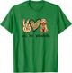Funny Cute Girls Kids Peace Love Goldendoodles Lover T-Shirt - T-Shirt | Irish Green